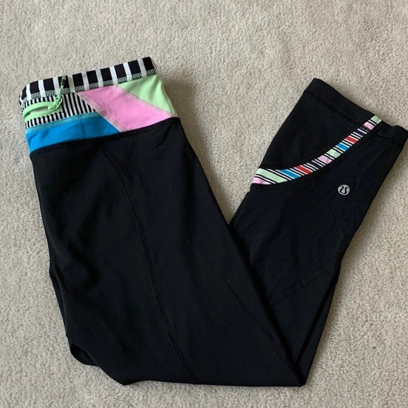 LULULEMON RUN:  Inspire II Crop legging, size 6 - Picture 13 of 13